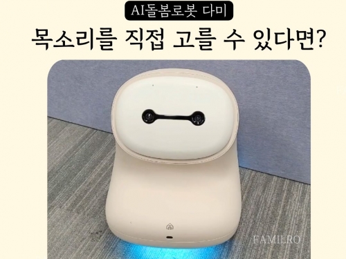 AI돌봄로봇 파밀로 다미, 목소리4가지 ...